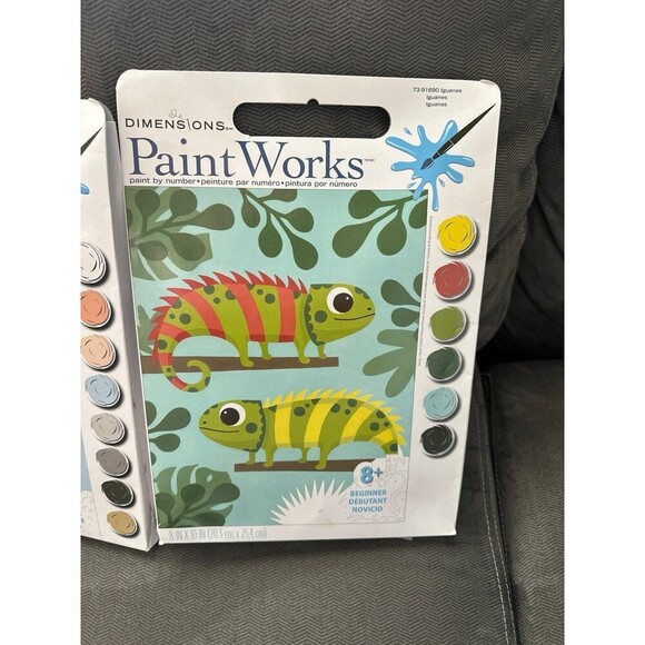 Dimensions paint works 2 sets paint by number - Picture 3 of 7